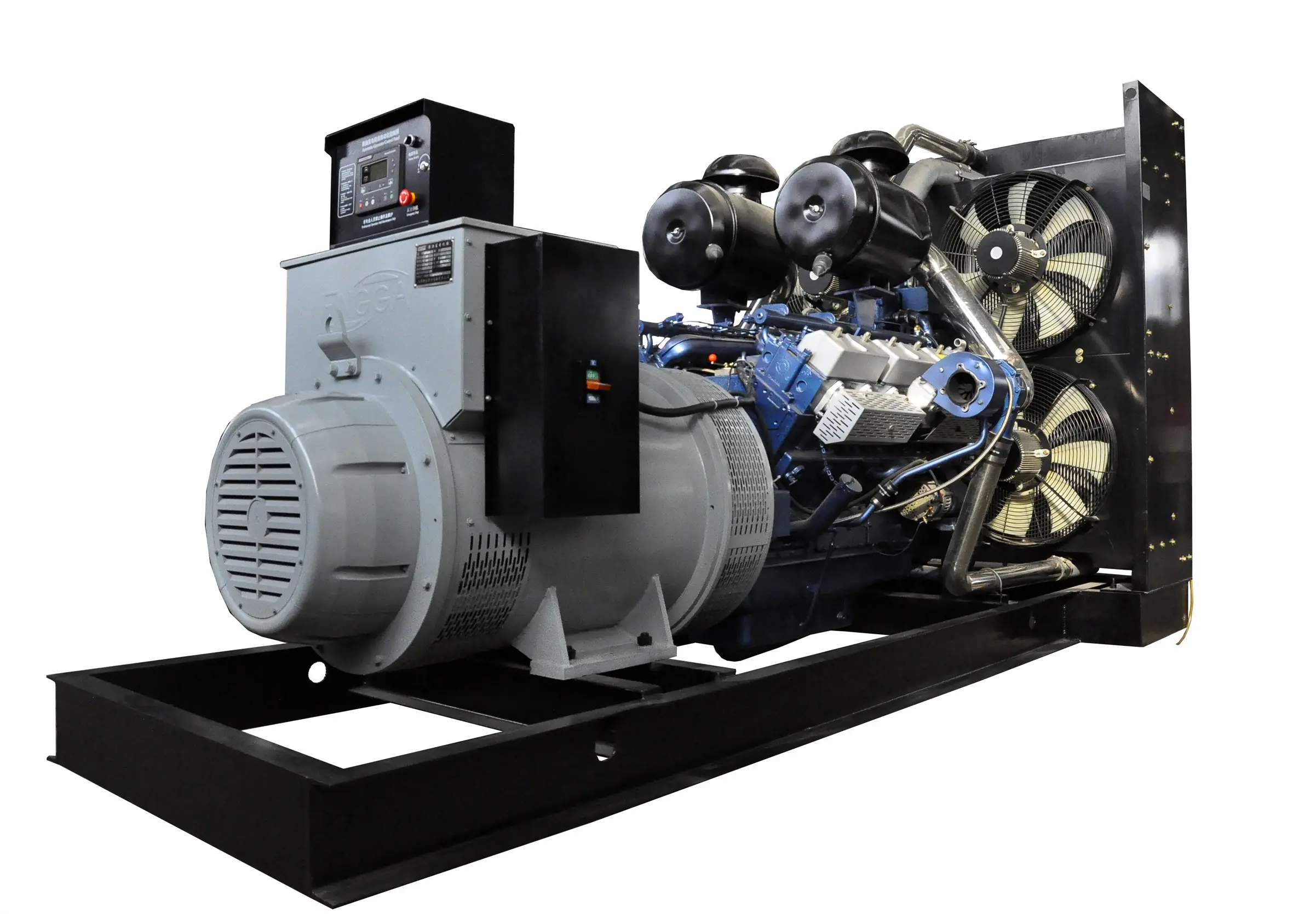 Diesel generator set oil, filter, fuel filter replacement steps detailed